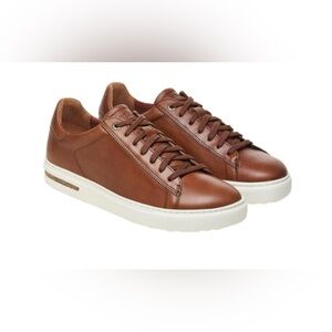 Birkenstocks Men's Brown Leather Sneakers